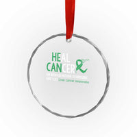 Heal Cancer Nothing Is Impossible With God Crystal Glass Ornament Liver Cancer Support Gift