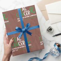 Heal Cancer Nothing Is Impossible With God Wrapping Paper Roll Liver Cancer Support Gift
