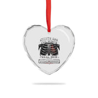 Heart Surgery Survivor Heart Crystal Glass Ornament After Surgery Recovery Bypass