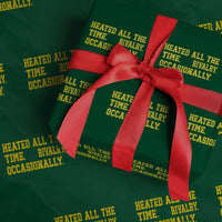 Heated All The Time Rivalry Occasionally Wrapping Paper Roll Viral Hockey Romance for Passionate Fans