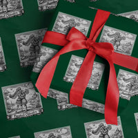 Heated Chivalry Medieval Knights Kissing LGBT Pride Wrapping Paper Roll