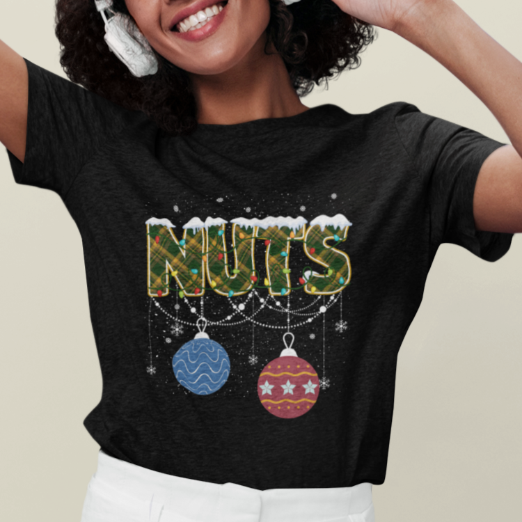 Christmas Couples T Shirt Chestnuts Xmas Matching Family Funny Nuts - Wonder Print Shop