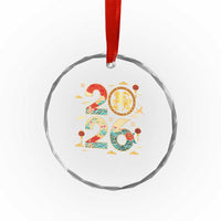 Hello 2026 Lunar New Year Crystal Glass Ornament Year of the Horse Chinese Zodiac - Wonder Print Shop