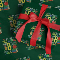 Hello 3rd Grade Wrapping Paper Roll Boys and Girls First Day Back to School Gift
