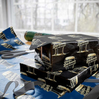 Hello Darkness My Old Friend Funny Stout Beer Wrapping Paper Roll Vintage Craft Brew Lovers