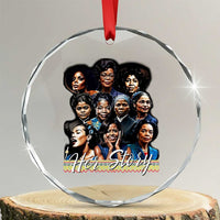 HerStory Tribute Crystal Glass Ornament Celebrating Legendary Black Women of History and Power TS02