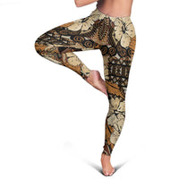 Hibiscus Mix African Pattern Leggings - Wonder Print Shop