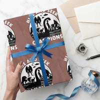 Hide And Seek Champions Wrapping Paper Roll Funny Cryptid Cryptozoology - Wonder Print Shop