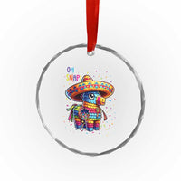 Hilarious Pinata Candy Rainbow Fiesta Party Crystal Glass Ornament Oh Snap