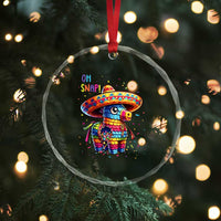 Hilarious Pinata Candy Rainbow Fiesta Party Crystal Glass Ornament Oh Snap