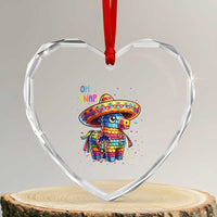 Hilarious Pinata Candy Rainbow Fiesta Party Heart Crystal Glass Ornament Oh Snap