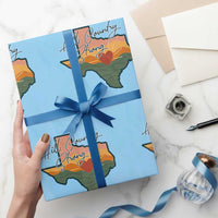 Hill Country Strong Wrapping Paper Roll Texas Pride for Resilient Texans Retro - Wonder Print Shop
