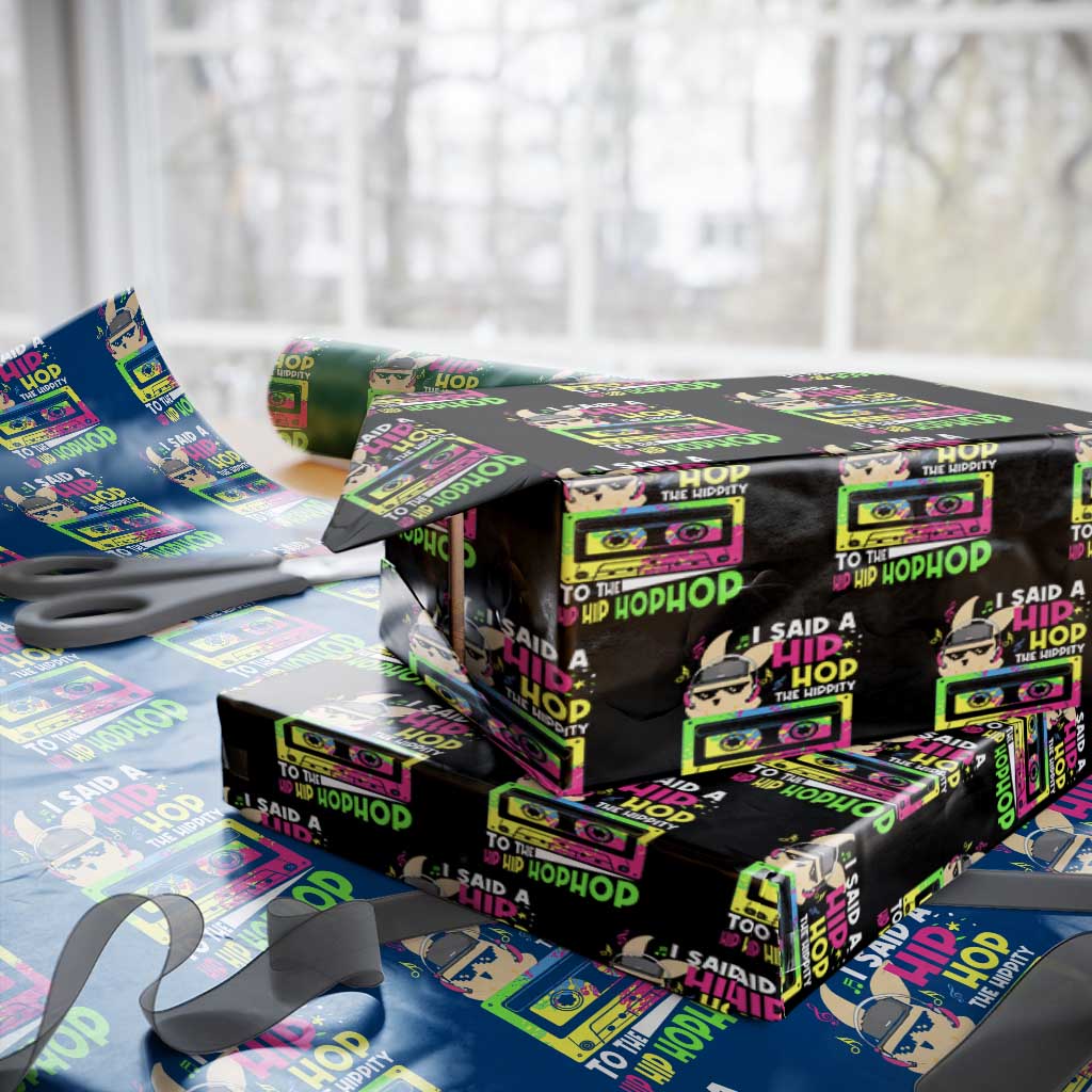 Hip Hop Easter Bunny Wrapping Paper Roll Funny Hippity Cool Rabbit Lovers Toddler - Wonder Print Shop