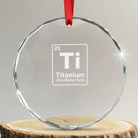 Hip Replacement Recovery Crystal Glass Ornament Titanium Ti After Market Parts Surgery Recovery Graphic