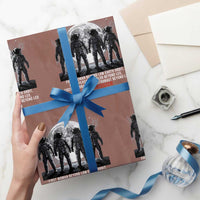 Historic 2026 Lunar Mission Crew Celebration Wrapping Paper Roll Proud To Be Beyond Low Earth Orbit