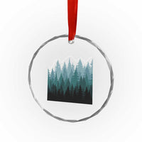 Hoa Hoa Hoa Crystal Glass Ornament Twilight Lover Pine Forest Cozy - Wonder Print Shop