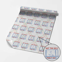 Hockey Got Too Silly Penalty Box Wrapping Paper Roll Silly Goose Meme