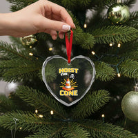 Hoist The Cone Jolly Roger Victory Heart Crystal Glass Ornament Pirate Skull Baseball Sports Fan IYKYK Meme