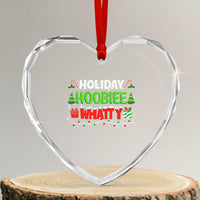 Holiday Hoobie Whatty Heart Crystal Glass Ornament Funny Christmas Movie - Wonder Print Shop