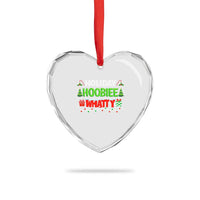 Holiday Hoobie Whatty Heart Crystal Glass Ornament Funny Christmas Movie - Wonder Print Shop