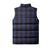home-hume-clan-puffer-vest-family-crest-plaid-sleeveless-down-jacket