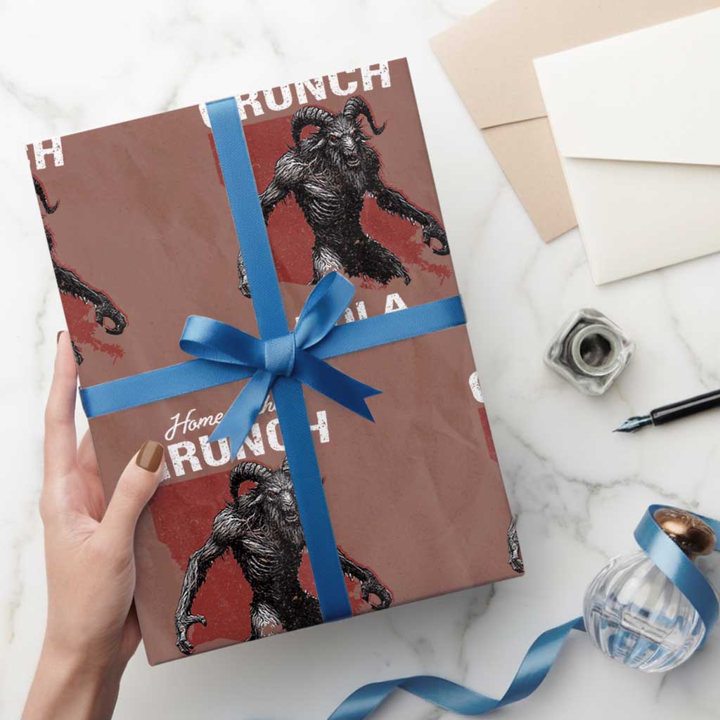 Home Of The Grunch Nola Louisiana Wrapping Paper Roll New Orleans Urban Legend