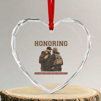 Honoring Alex Pretti ICU Nurse Tribute Support Gift Heart Crystal Glass Ornament