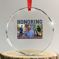 Honoring Alex Pretti Memorial Crystal Glass Ornament ICU Nurse Hero Tribute Minneapolis