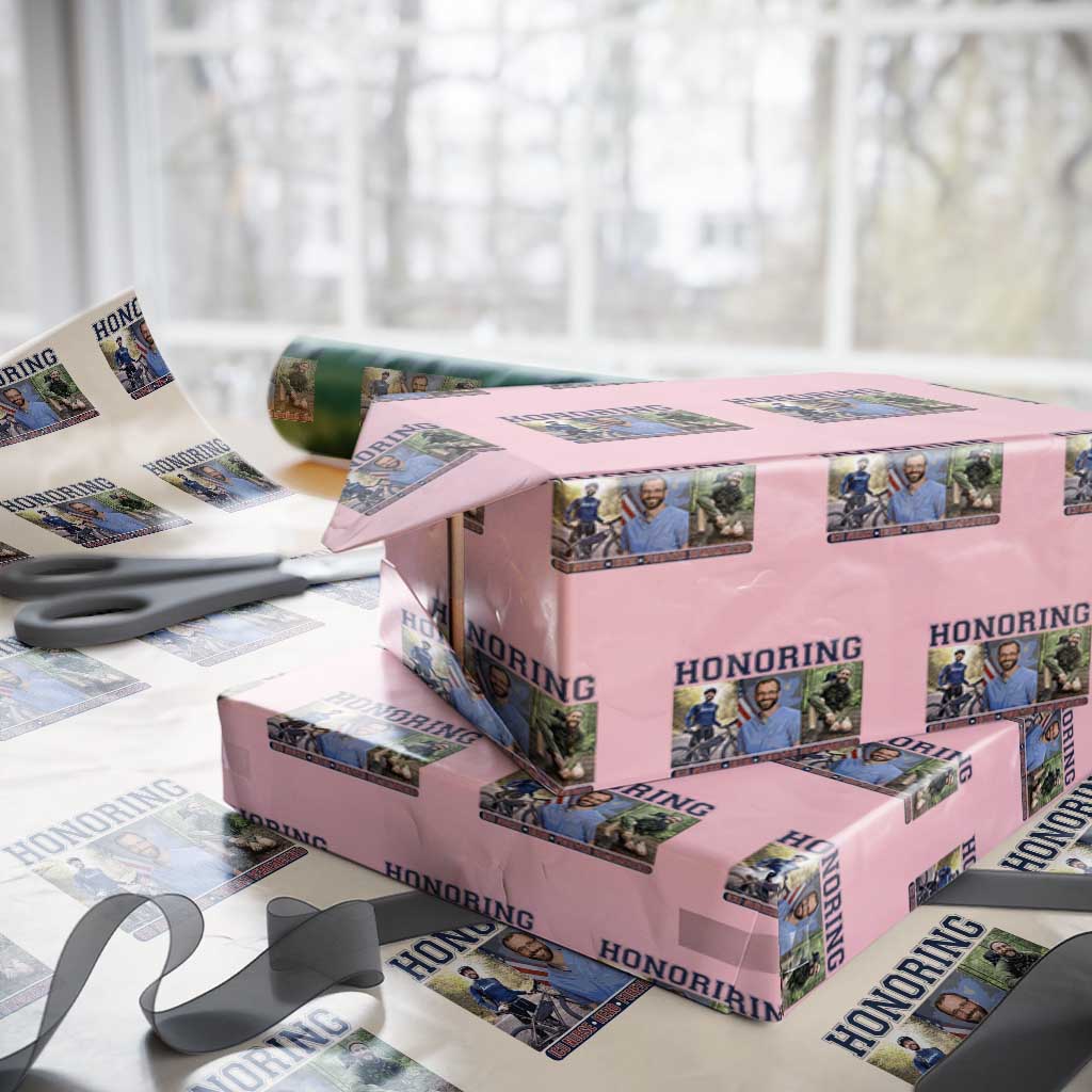 Honoring Alex Pretti Memorial Wrapping Paper Roll ICU Nurse Hero Tribute Minneapolis