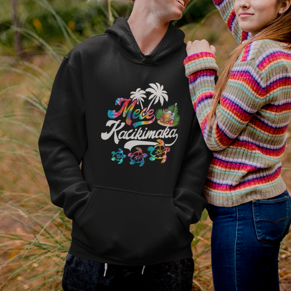 Mele Kalikimaka Tie Dye Christmas Turtle Hoodie - Wonder Print Shop