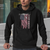 American Veteran Hoodie US Flag With Rifle And Dog Tags - Wonder Print Shop