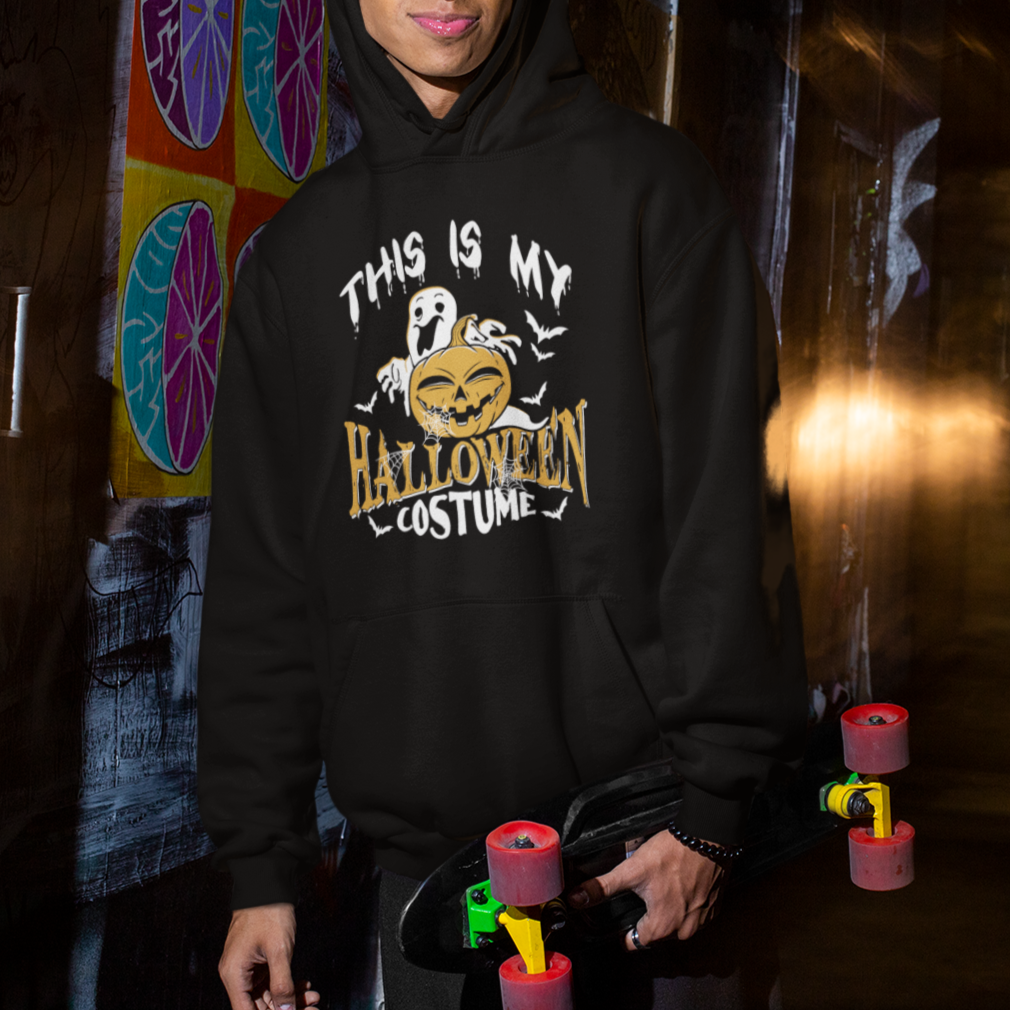 Scary Pumpkin Hoodie This Is My Halloween Costume Boo Sheet - Wonder Print Shop