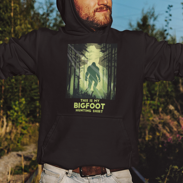 This Is My Hunting Bigfoot Sasquatch Hoodie - Wonder Print Shop
