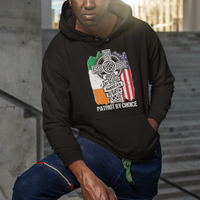 Irish By Blood American By Birth Patriot By Choice Hoodie - Wonder Print Shop