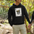 Poker Hoodie Couple Matching - 1/2 Card King Skull - Wonder Print Shop