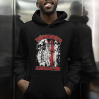 Firefighter Hoodie Firefighter Always Ready Fireman American Flag Thin Red Line - Wonder Print Shop
