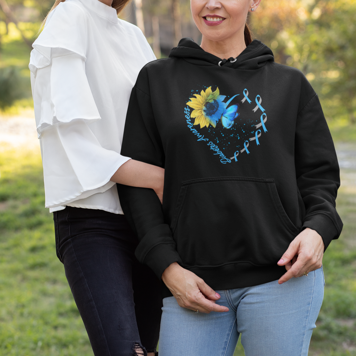 Diabetes Sunflower Shirt Type 1 Hoodie - Wonder Print Shop