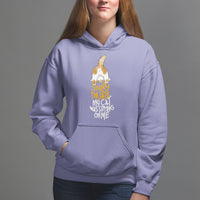 Cat Owner Hoodie Sorry I'm Late My Cat Was Sitting On Me - Wonder Print Shop