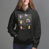 Cat Lover Hoodie Cat Playing Musical Instrument - Wonder Print Shop