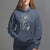 Halloween Mermaid Hoodie Mermaid Skeleton Spooky Season In Ocean - Wonder Print Shop