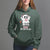 Halloween Hoodie MOO Get Out My Hay Cow Boo Ghost - Wonder Print Shop