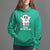 Halloween Hoodie MOO Get Out My Hay Cow Boo Ghost - Wonder Print Shop