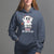 Halloween Hoodie MOO Get Out My Hay Cow Boo Ghost - Wonder Print Shop