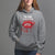Halloween Hoodie Vampire Blood Lip I'm Fine It's Not My Blood - Wonder Print Shop