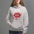 Halloween Hoodie Vampire Blood Lip I'm Fine It's Not My Blood - Wonder Print Shop
