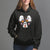 Halloween Hoodie Cute Ghost Dancing In The Candy Rain Spooky Season - Wonder Print Shop
