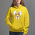 Halloween Hoodie Cute Ghost Dancing In The Candy Rain Spooky Season - Wonder Print Shop
