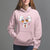 Halloween Hoodie Cute Ghost Dancing In The Candy Rain Spooky Season - Wonder Print Shop