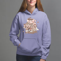 Cat Lover Hoodie CatFe Anime Kitty Coffee Shop - Wonder Print Shop