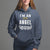 Christmas Hoodie I'm An Angel Duh Lazy - Wonder Print Shop